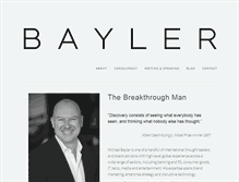 Tablet Screenshot of bayler.com